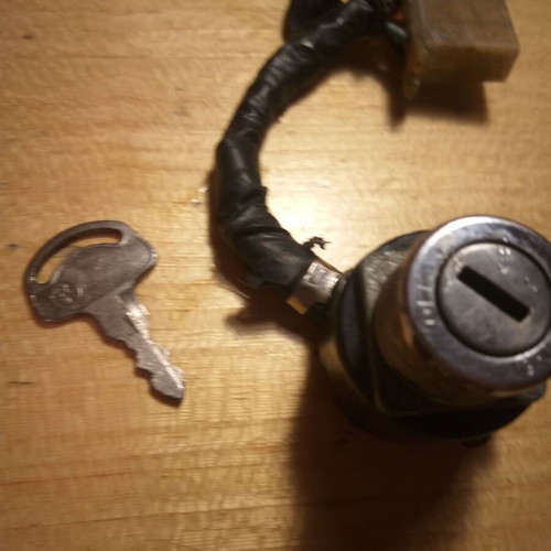 Central switch used for Honda C50 moped round headlight 6 volt