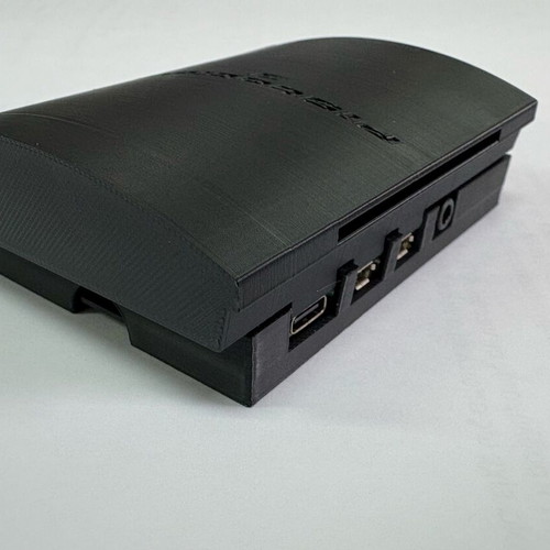 3D Printed Case for Raspberry Pi 4/5 with PS3 Inspired Design new