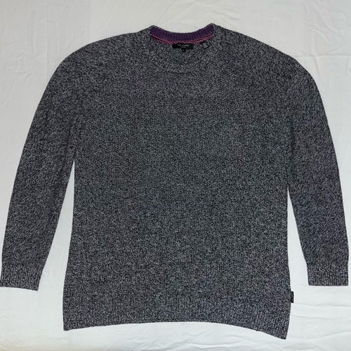 Ted Baker slim fit sweater, size M, black and grey