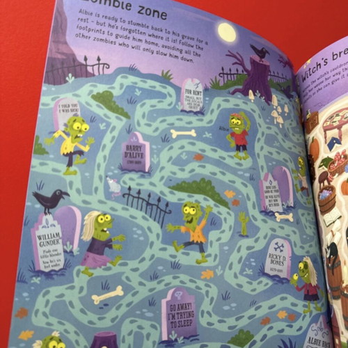 Halloween Mazes book by Usborne new