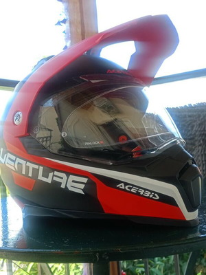 Κράνος μηχανής Acerbis Flip FS-606 σαν καινούργιο, μαύρο και κόκκινο, XXL