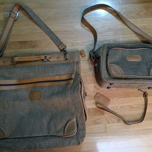 Pierre Cardin Paris Vintage Travel Luggage used for Clothes