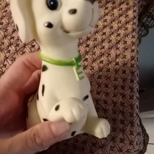 Dalmatians figures like new, set of 4, vintage rubber