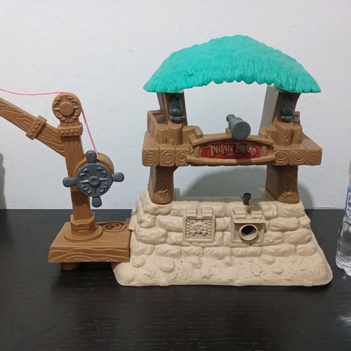 BW Pirate Ship and Island Playset used with figure and accessories