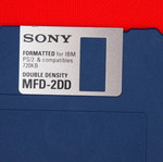 Sony MFD-2DD floppy disk new