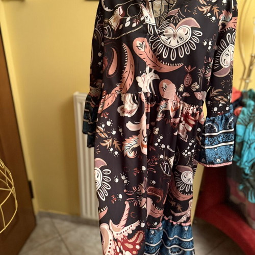 Women's Dress with Boho Paisley Pattern like new