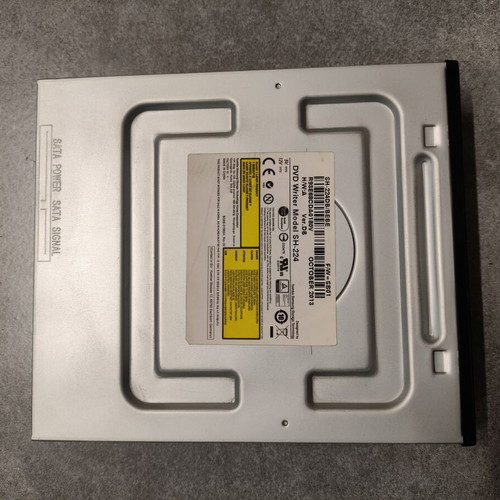 PC spare parts set, used, includes RAM, motherboards, coolers, power supplies, DVD burners, cases
