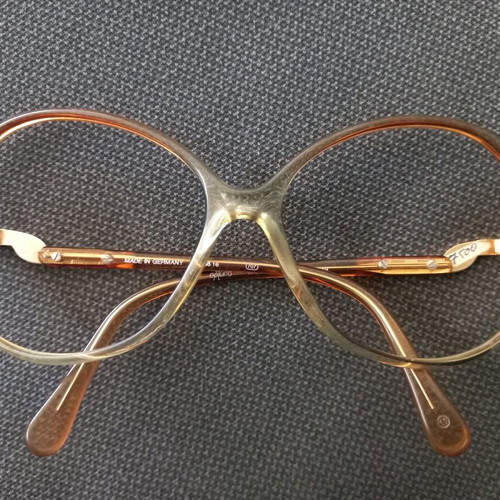 Optura Creation 358 vintage eyeglass frame new with defect
