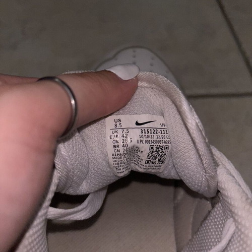 Nike Airforce1 sneakers like new, size 42, white