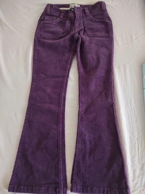 A Girl's World corduroy kids' pants No 10, purple