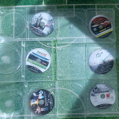 PlayStation 3 pack of 6 games like new without original cases and manuals