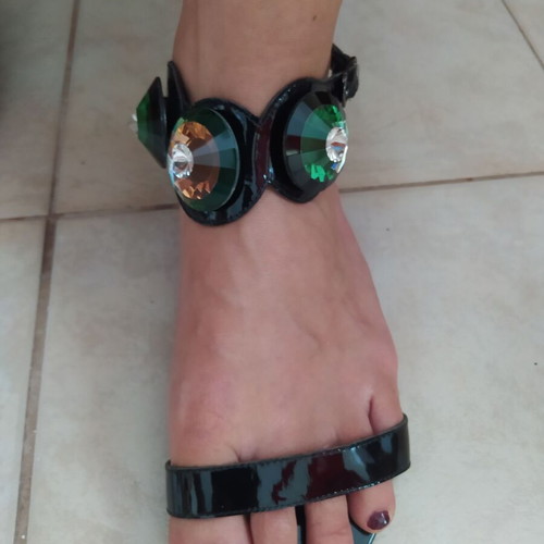 Aslanis sandals like new, size 38, low heel