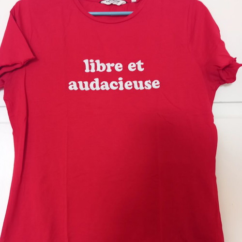 Naf Naf blouse like new, red, size M