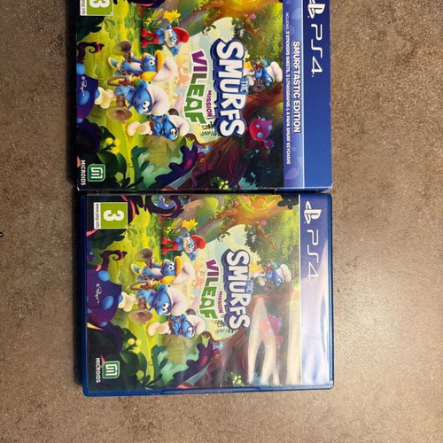 The Smurfs Mission Vileaf PS4 Smurftastic Edition like new