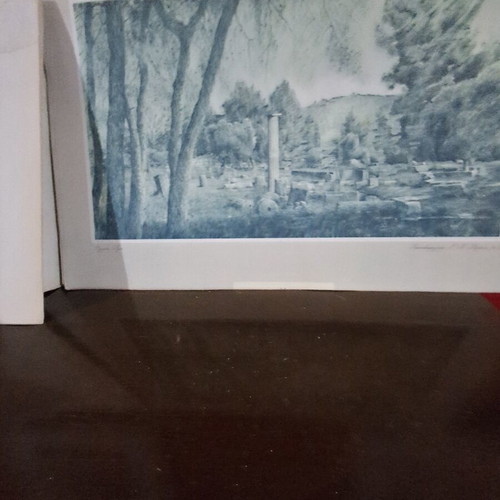 Collectible art prints set with 13 rare large cards, like new