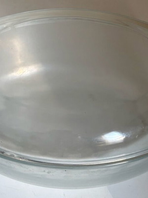 Pyrex France Oval Glass Baking Dish with Lid used