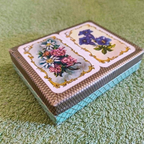 Piatnik #108 Sealed Vintage Double Mini Playing Cards '40s like new