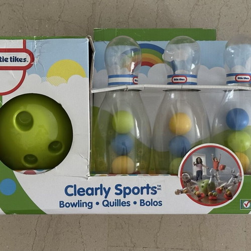Little Tikes Clearly Sports Bowling set like new