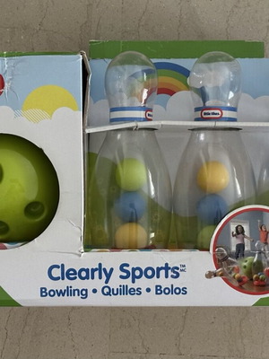 Little Tikes Clearly Sports Bowling set like new