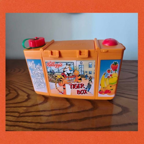 Kelloggs collectible breakfast box new with mascot