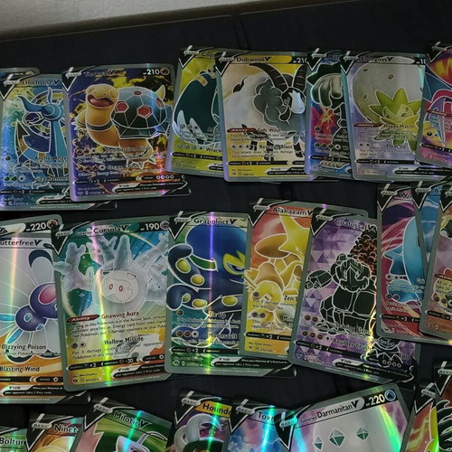 Pokemon Flash V and V-Max card collection, set of 60