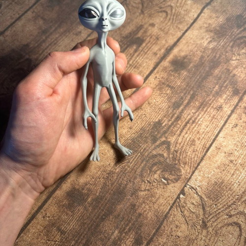 Alien figure with different eye colors made to order