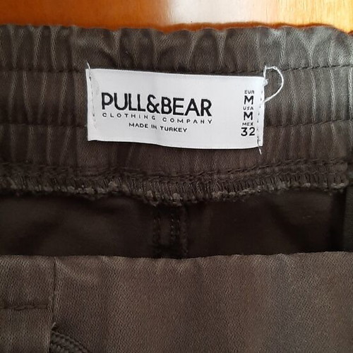 Pull & Bear men's pants used, khaki, size M