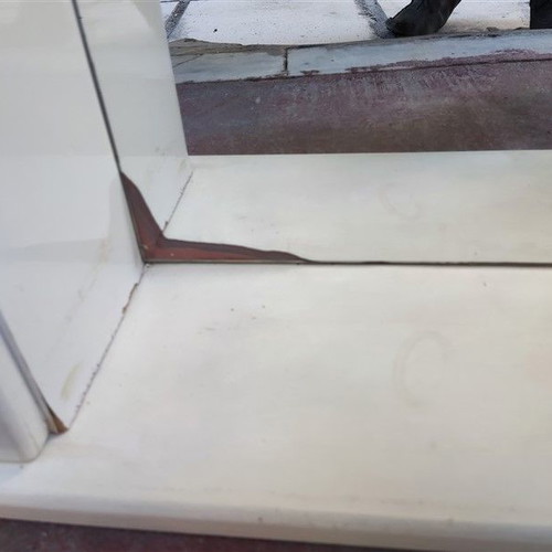 Bathroom cabinet with mirror used 75x16x76 height