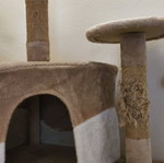 Cat tree with scratching post used 60x50x199
