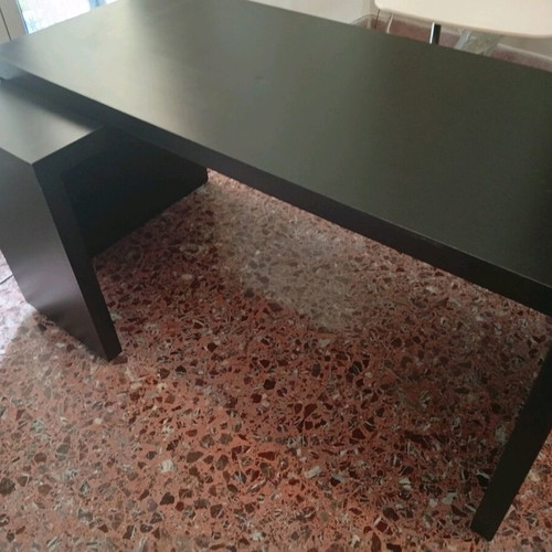 IKEA desk with extension used with two marks