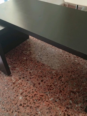 IKEA desk with extension used with two marks