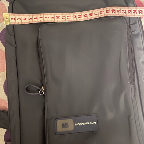 Unisex crossbody bag new, blue, with inner and outer pockets