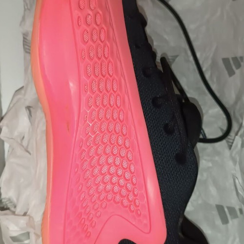 Adidas Anthony Edwards basketball shoes, black and pink, size 44