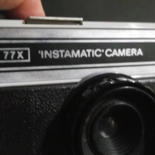 Kodak Instamatic 77X camera used, vintage film model