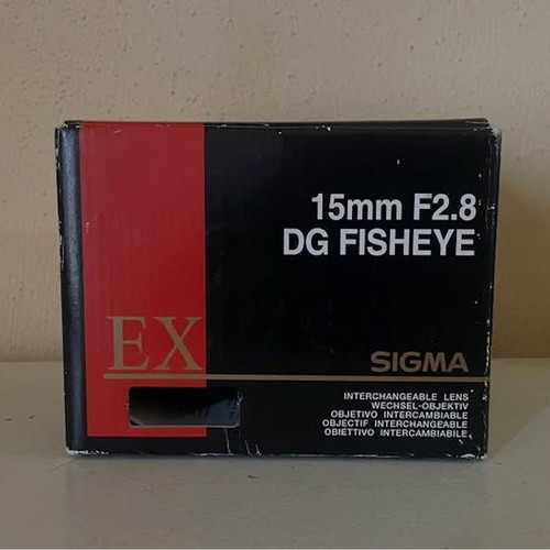 Sigma 15mm F2.8 DG Fisheye lens used with natural wear