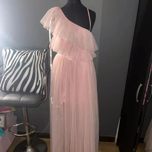 Missguided pink dress used, size S
