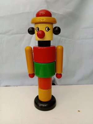 Kouvaliastoys wooden vintage robot new, rare