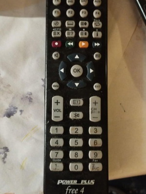 PowerPlus Free 4 Shine TV remote control used, universal