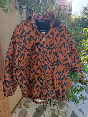 Benissimo outerwear with leopard print brown black new, size S to XL