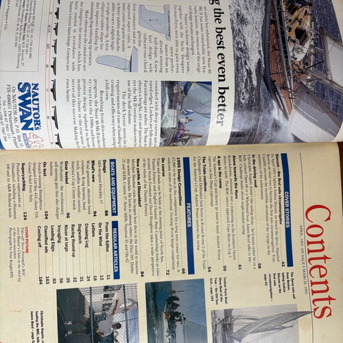 Yachting World magazine April 1995 used, English language