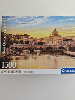 Παζλ Clementoni Ρώμη 1500 κομμάτια μεταχειρισμένο, High Quality Collection