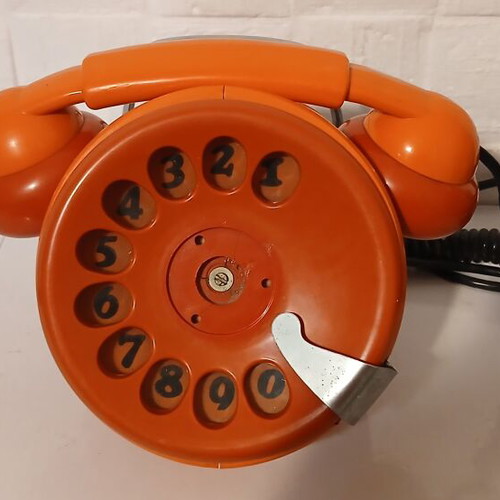 Vintage Bobo rotary dial telephone, 1970s