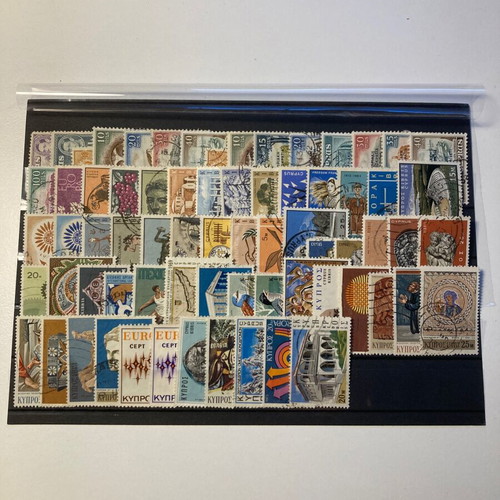 Cyprus 70 sealed stamps
