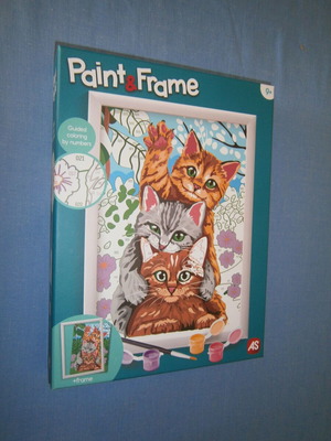 Paint & Frame painting new Funny Kitties