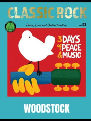 Classic Rock Music Books No3 Woodstock μουσικό περιοδικό καινούργιο