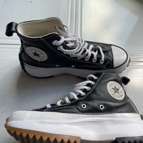 Converse leather sneakers like new, size 40, black