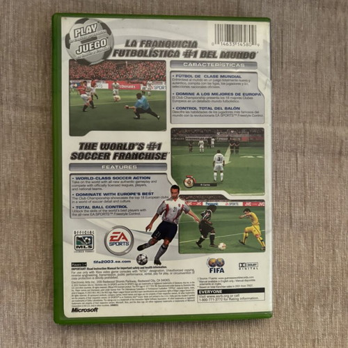 FIFA 2003 Xbox Original NTSC game, American full version