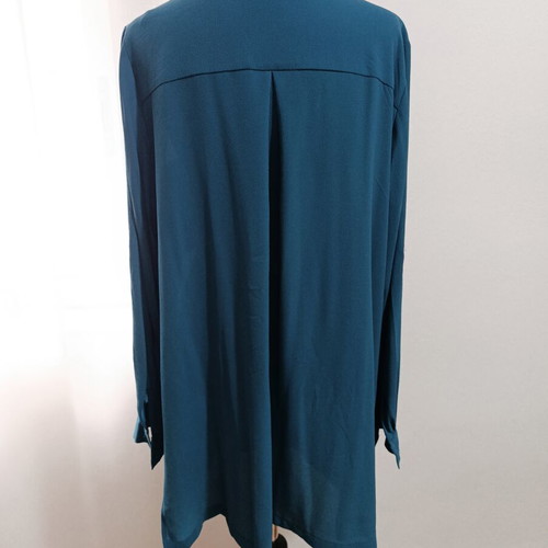 Long blouse like new, dark petrol, size XXL