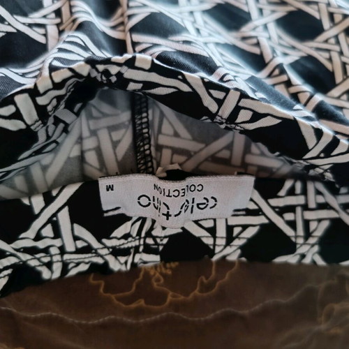 Celestino women's pants size M used, black and white
