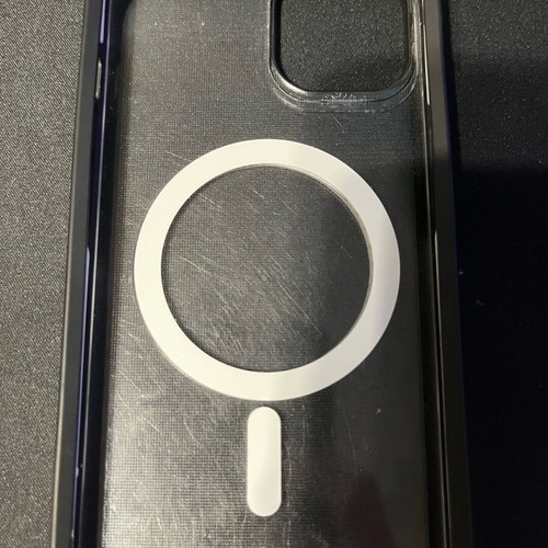 iPhone 13 Mobile Fox case used with MagSafe, full shock protection, nude transparent